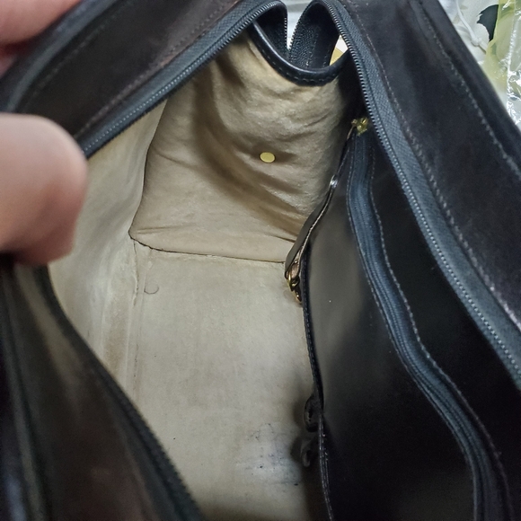 BRAHMIN | Leather Gray Wool Handbag - Picture 7 of 9